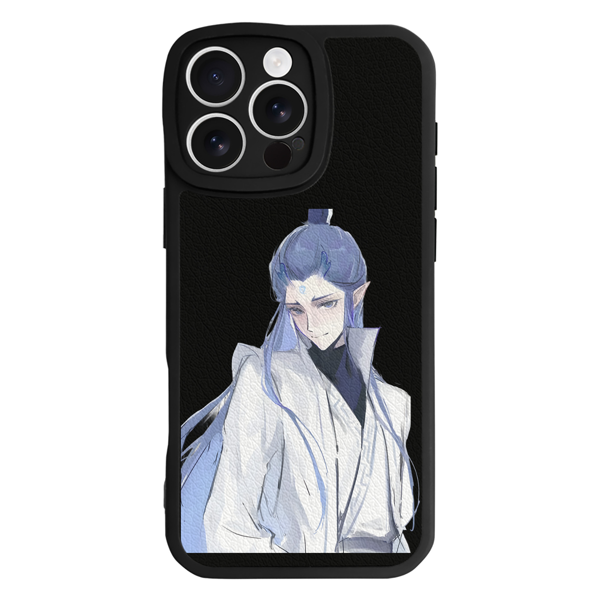 （画像用） Ne Zha 2 ナタ 魔童の大暴れ 【iPhone 16シリーズ対応】シリコンスマホケース（レザー調） 材質：シリコン